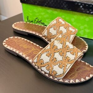 Sam Edelman Beaded Sandals size 10